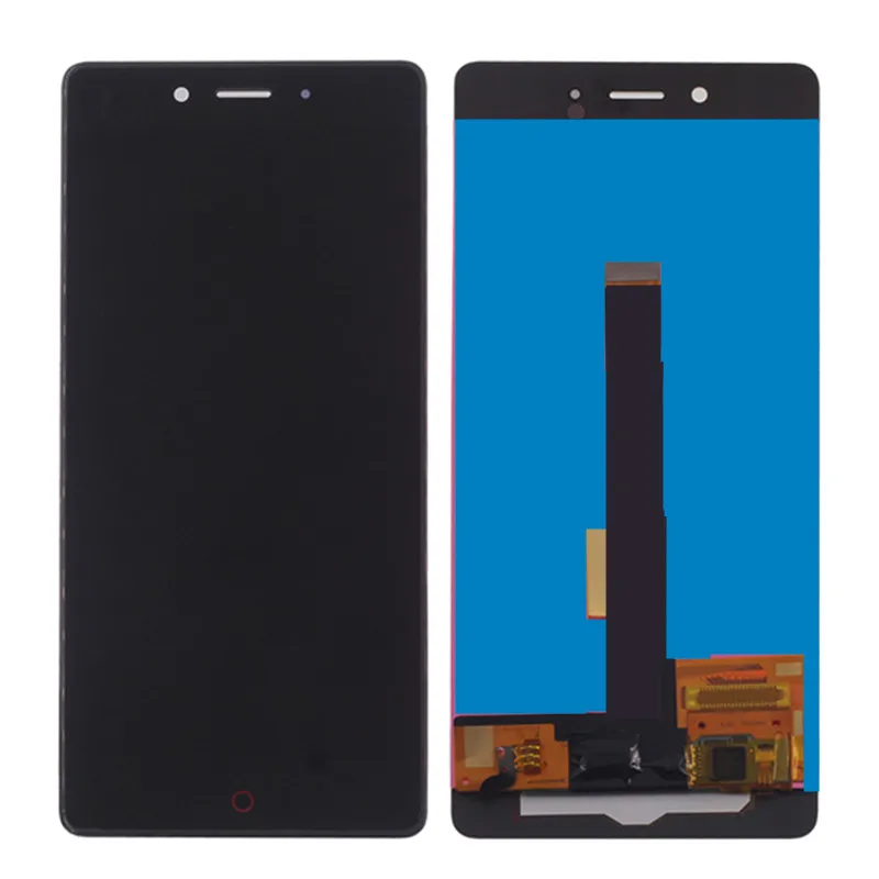 Для zte Z11 NX531J Полный ЖК-дисплей+ кодирующий преобразователь сенсорного экрана в сборе запасные части 5,5 дюймов бесплатные инструменты ЖК-дисплей для мобильного телефона