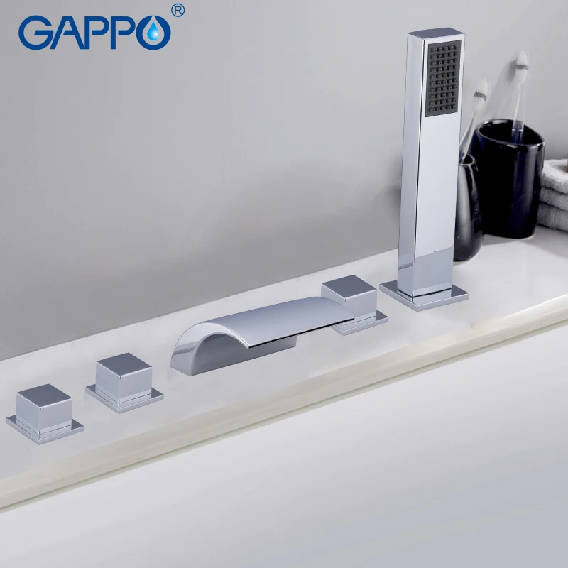 GAPPO смеситель для ванной на бортике torneira para banheira смеситель для ванной комнаты водопад краны для ванной griferia dfrkjhre