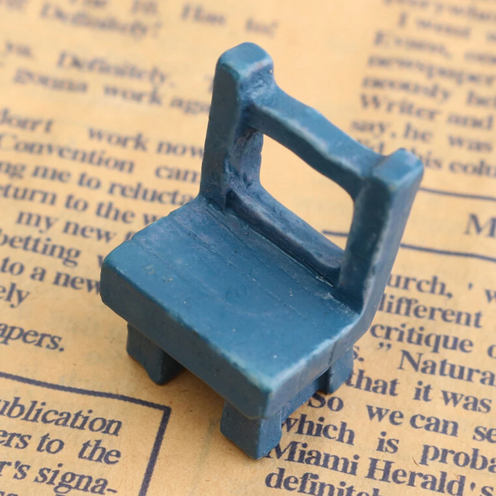 

1Pcs Mini Cute Ables Chairs Furniture Figurine Crafts Landscape Plant Miniatures Decors Fairy Resin Garden Ornaments New