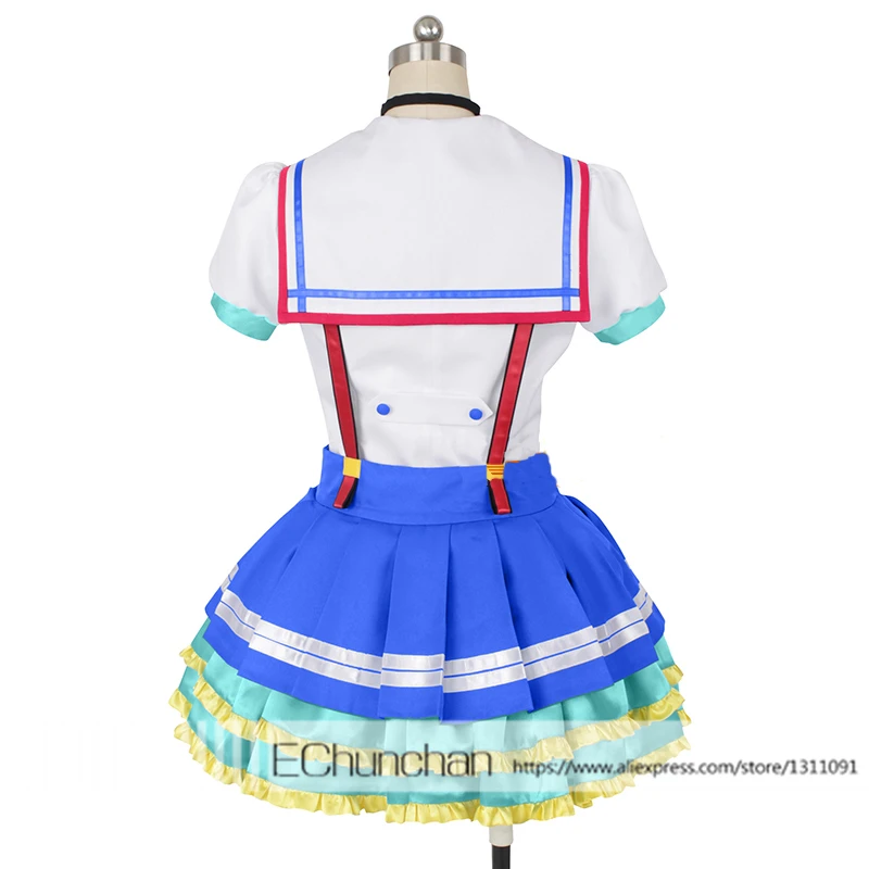 Люблю жить! Солнце! Ruby Kurosawa Косплей Костюм на заказ любой размер |