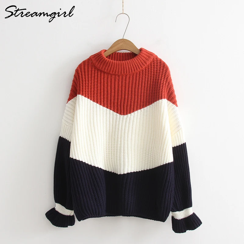 Thicken Sweaters Fashion 2018 Women Loose Warm Sweater Oversize Green Winter Woman Coarse Knitted Knitting Pullovers | Женская одежда