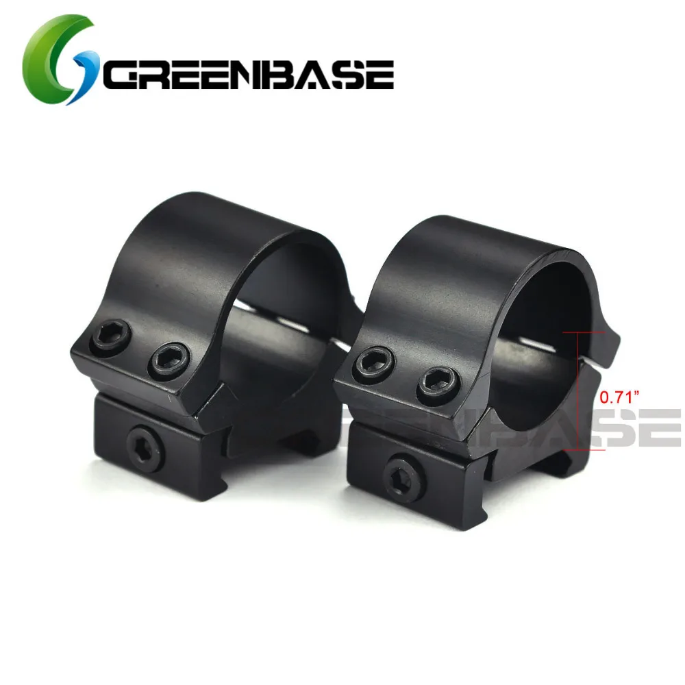 Greenbase 25.4 мм Кольца пикатини 1 дюймов Кольцо Для Стрельбы оружия Объемное кольцо Низкий Средний Высокий Профиль Mount крепление для оптического прицела