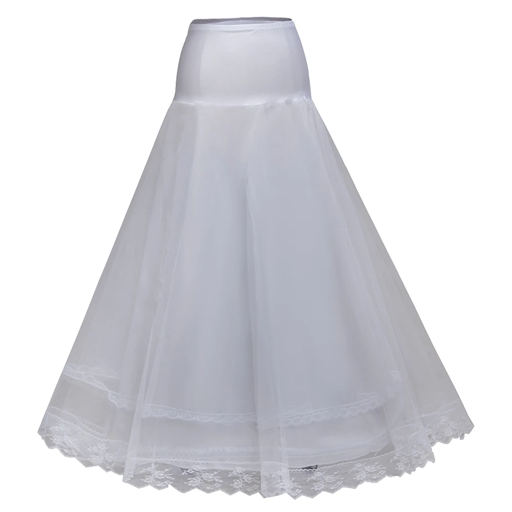 Babyonlinedress 3-слойная кружевная юбка-годе с кружевными краями обруч кринолин Нижняя