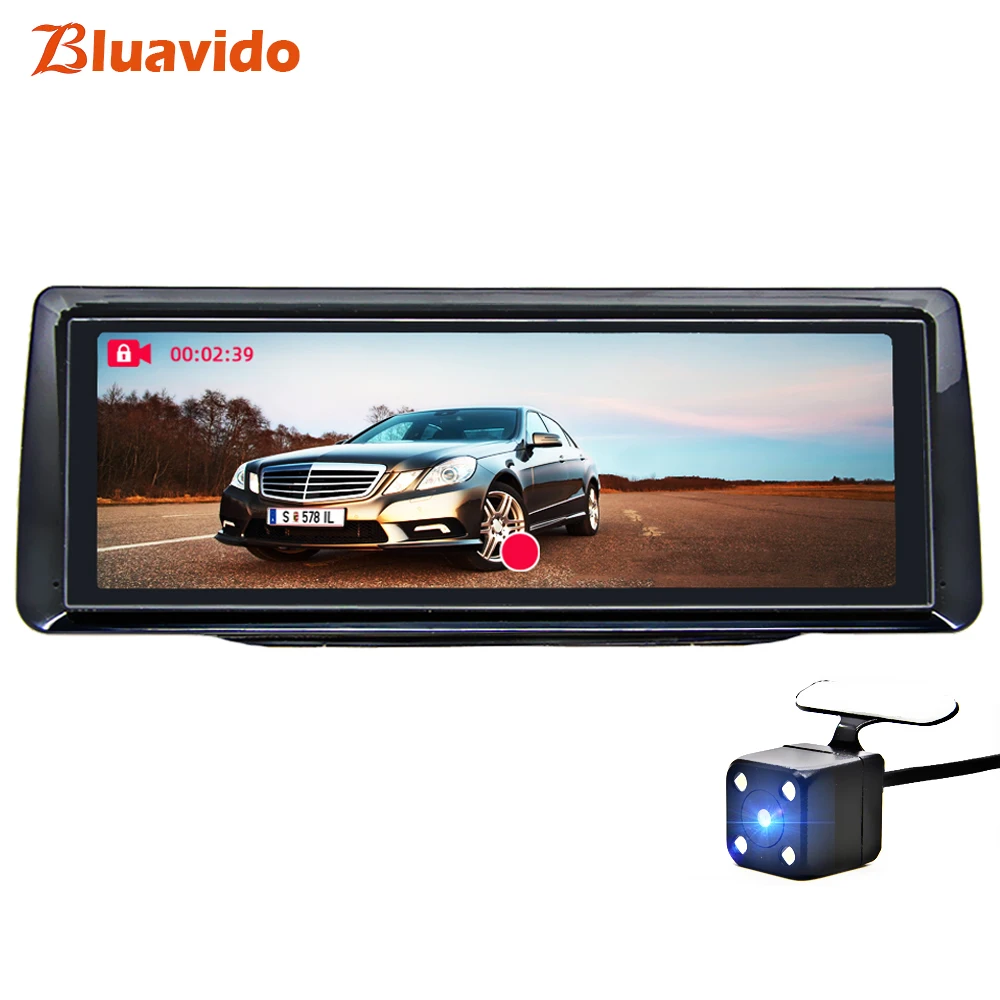 Bluavido 8 &quotips 4G Android ADAS Автомобильный видеорегистратор gps навигация 1080P Dashboard с
