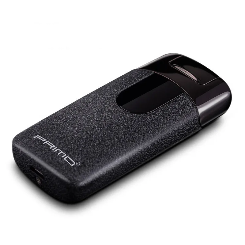 Новая сенсорная сигарета с зарядкой от USB Зажигалка Ветрозащитная беспламенная двойная дуговая Зажигалка высокого класса подарочная коробка