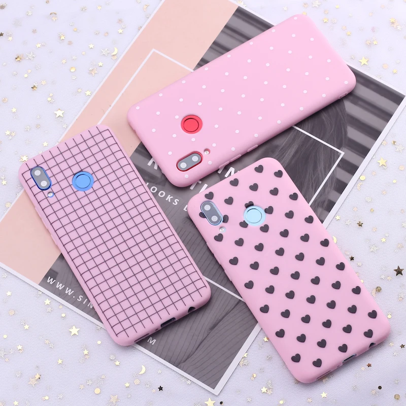 Силиконовый чехол для телефона Samsung S8 S9 S10 S10e S20 Plus Note 8 9 10 A7 A8 в горошек полоску с