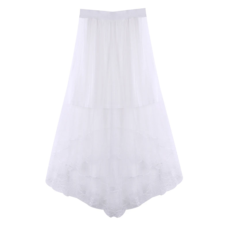 Юбки Женская одежда 2017 Сексуальная винтажная эластичная высокая талия кружевная