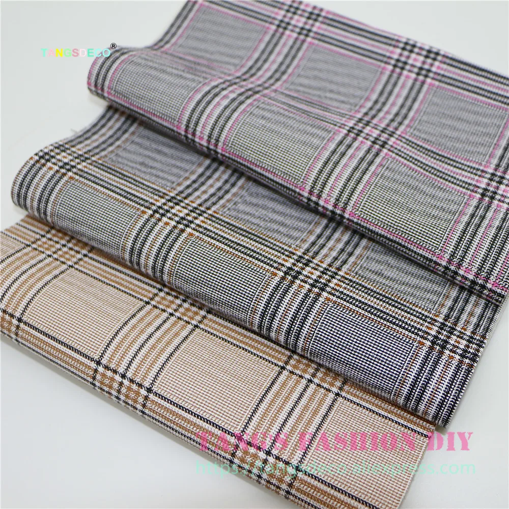 3PCS-20X22CM Сделай Сам напечатанный чеки кожаный набор Синтетическая кожа/Сделай сам ткань может выбрать цвет