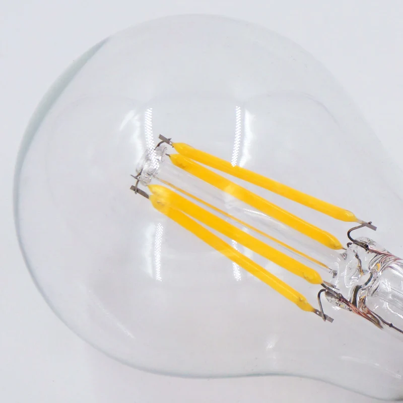 Светодиодный Античная электрическая лампочка эдисона E27 лампы 220 V 4 W 6 8 A60 нити