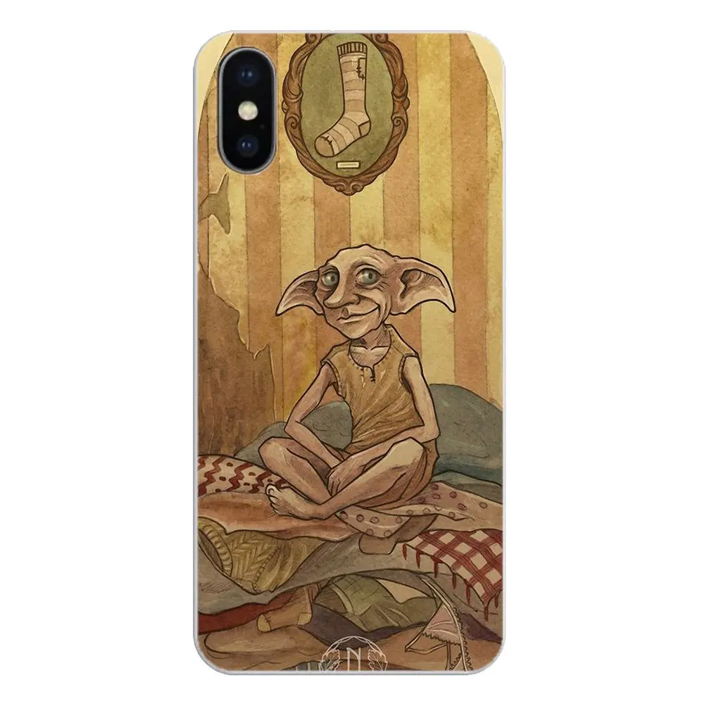 Silicone Phone Shell Cover For LG G7 Q6 Q7 Q8 Q9 V30 X Power 2 3 OnePlus 3T 5T 6T Harry Potter Movie Dobby Poster |