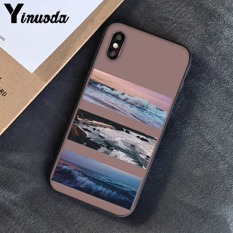 Yinuoda, розовый, эстетический, песни, лирика, эстетический, мягкий силиконовый чехол для телефона, чехол для iPhone 8, 7, 6, 6 S, 6 Plus, X, XS, MAX, 5, 5S, SE, XR, 10
