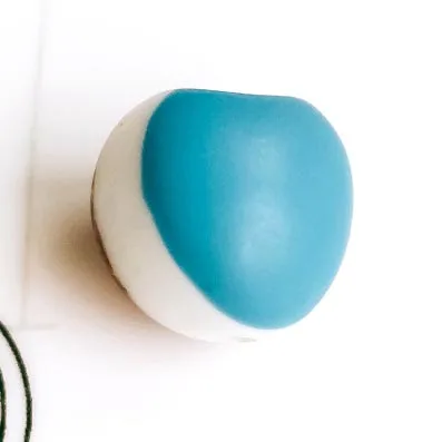 Purpleвиноградные модные трехцветные деревянные бусины из смолы DIY серьги ручной