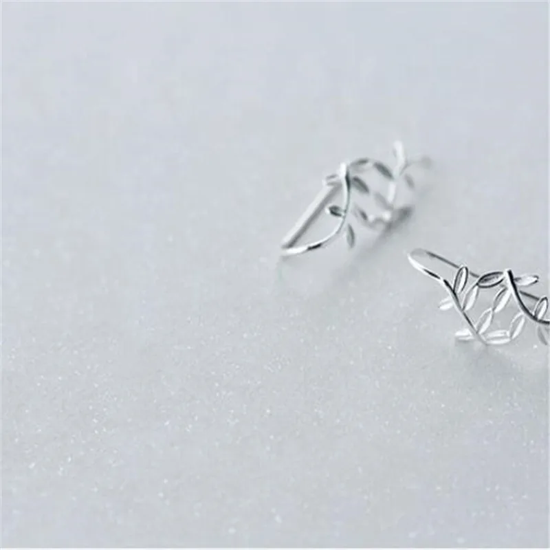 INZATT Real 925 Sterling Silver Leaves Bohemia Dangle Drop Earrings For Women Party Fashion Jewelry Pendientes Mujer Moda 2018 | Украшения