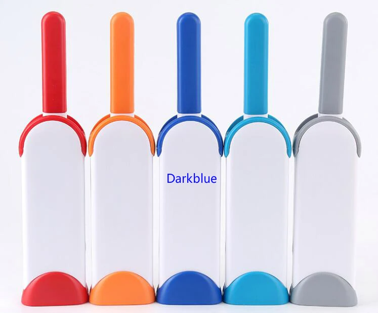 Dog Comb Tool Pet Hair Remover Brush Dog Cat Fur Brush Base Double-Side Home Furniture Sofa Clothes Cleaning Lint Brush - Цвет: Darkblue big