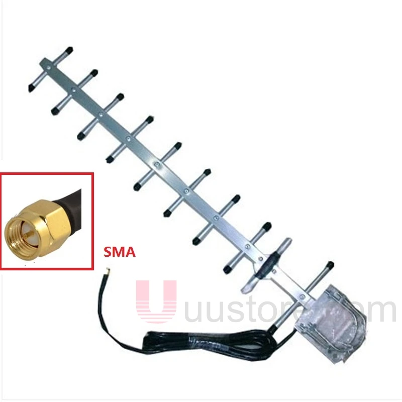 1 2 ГГц до 3 13dBi беспроводной WLAN WiFi YAGI антенна fm показанные на экранах телевизоров