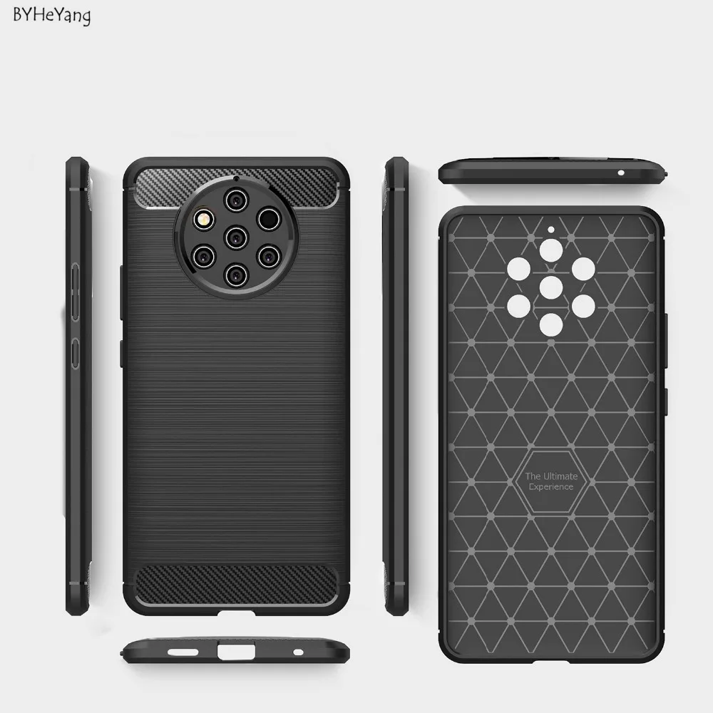 Для Nokia 9 PureView чехол для Pure View Обложка Мягкий силиконовый TPU из углеродного волокна