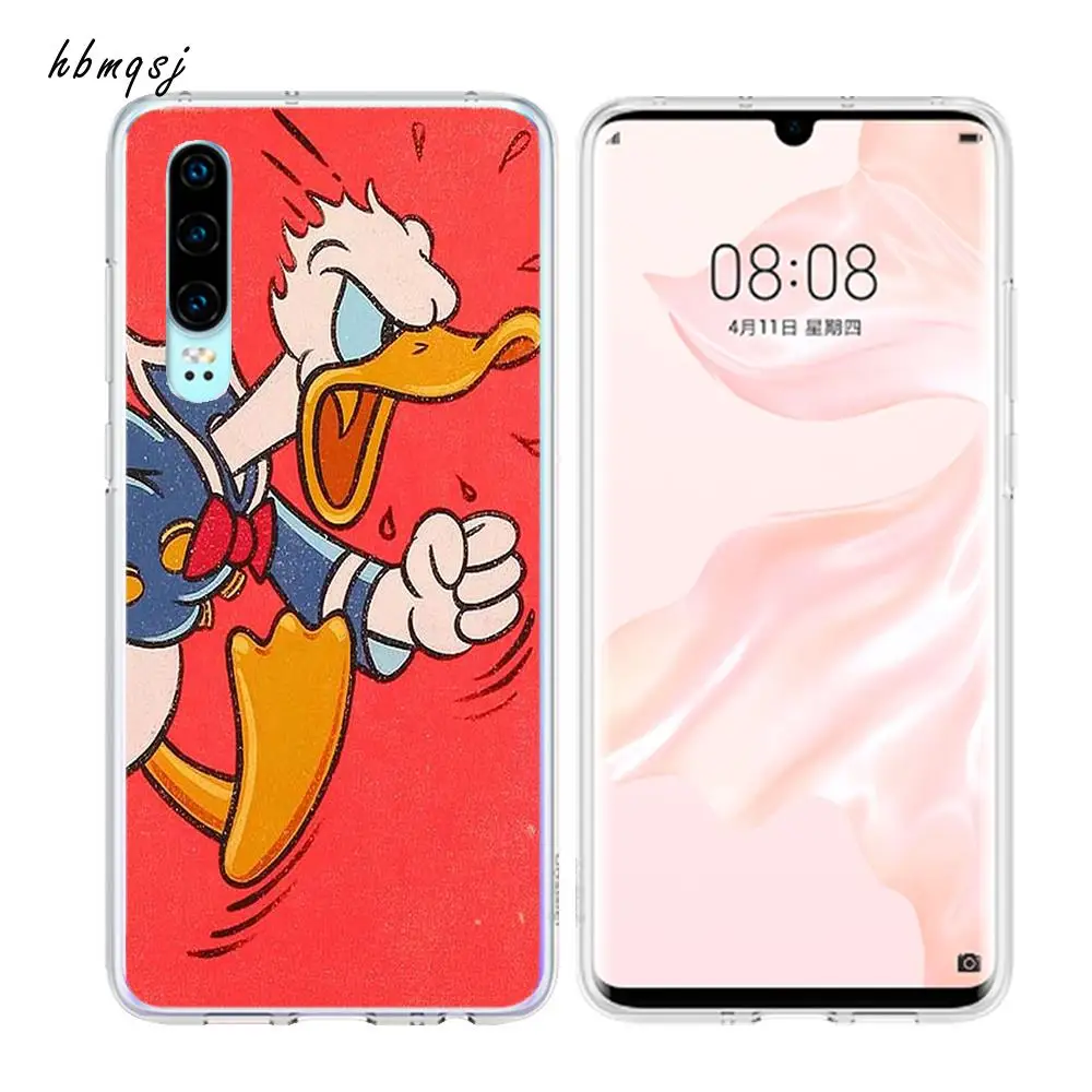 Милый чехол для huawei p30 lite Стильный с изображением Микки из мультфильма