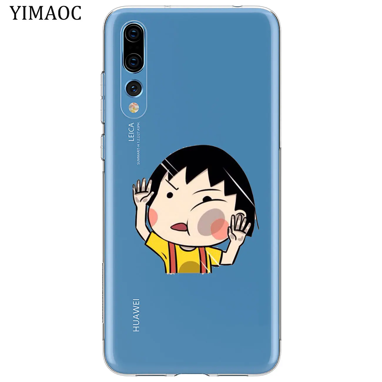 Мягкий чехол YIMAOC Lovely Cherry chibi maruko chan для Huawei Y9 Y7 Y6 Prime 2018 Honor 20 10 9 9X 8C 8X 8 Lite 7X 7C 7A
