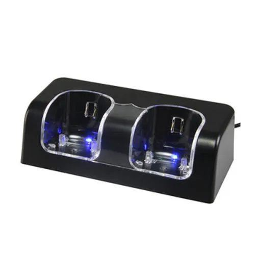 Черная зарядная док станция + 2 аккумулятора для пульта дистанционного