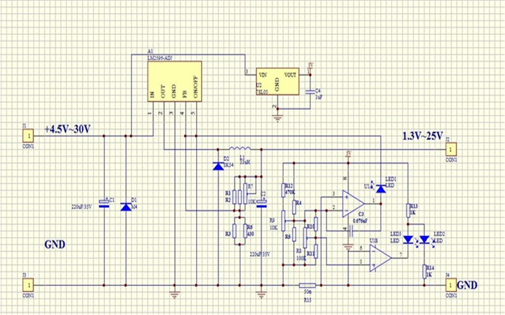 LM2596 светодиодный драйвер DC-DC Шаг вниз Питание модуль 7 V-35 V до 1,25 V-30 V 3A Регулируемый Напряжение регулятор конвертер для Arduino