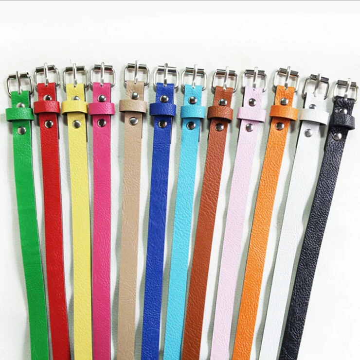 Многоцветный женщины ремни металлическая пряжка дикий свободного покроя тонкие