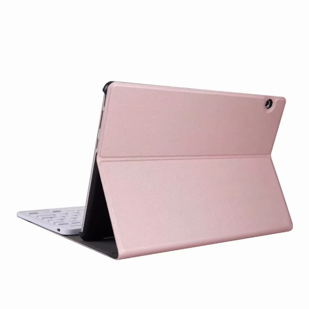 Чехол с Bluetooth клавиатурой для Huawei Mediapad T3 9 6 T5 C5 10 1 M5 M6 8 MatePad 4|Чехлы планшетов и