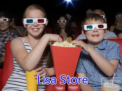 

Free EMS DHL 1000 Pieces High Quality Dimensional Paper 3D Glasses 3D Glasses - Red and Blue Anaglyph