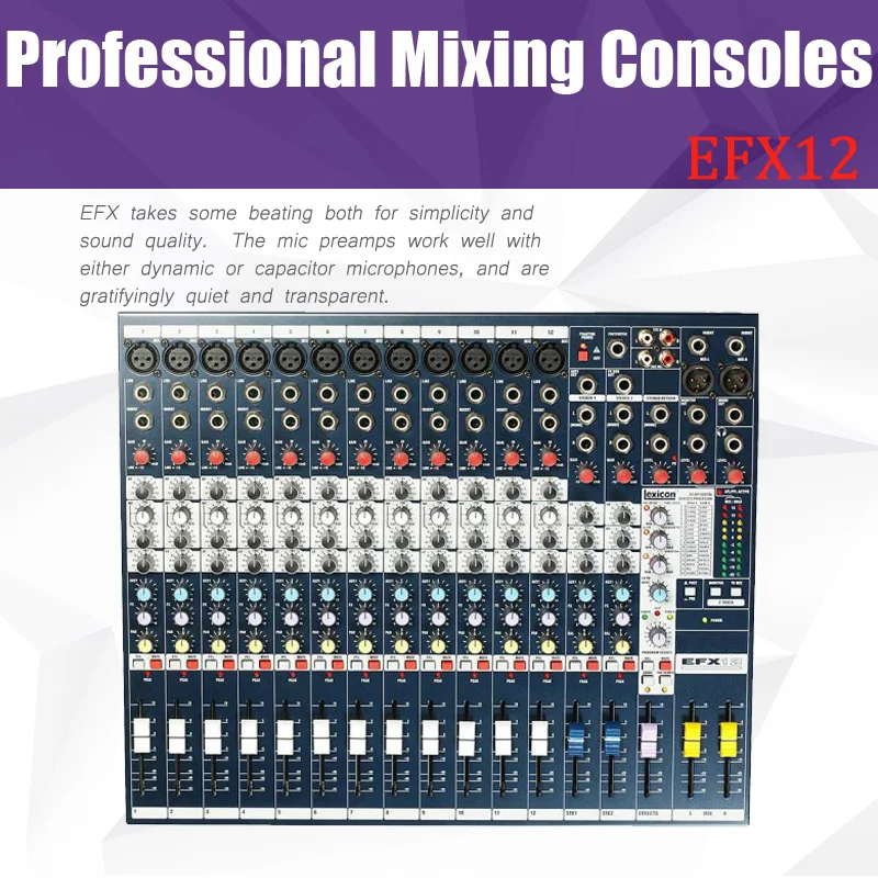 Высокое качество EFX12 Live dj микшер 12 подойдет как для повседневной носки так + 2