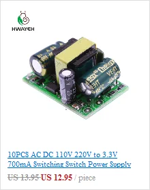 AC-DC 5V 700mA 3,5 Вт точность понижающий преобразователь переменного тока 220 В до 5 В DC понижающий трансформатор питания 12 v 400MA 3,3 v 700MA