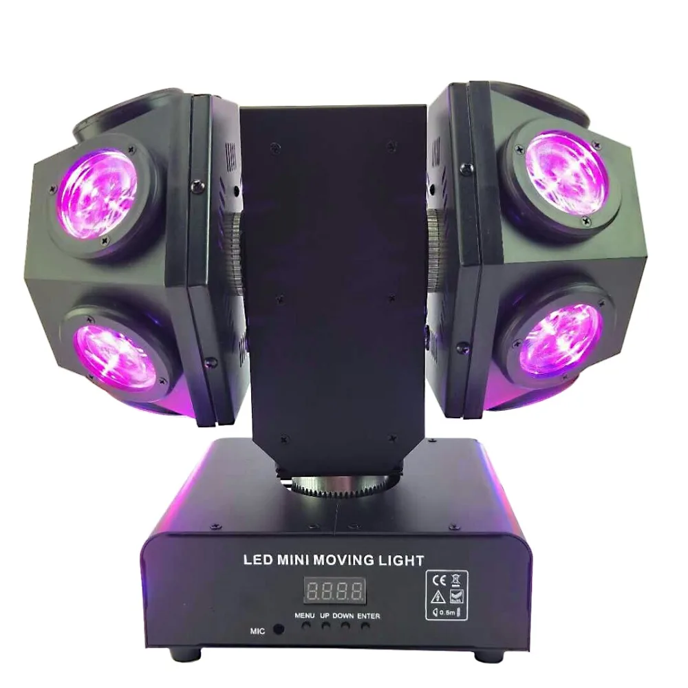 2018 новейший мини LED 12x10 Вт RGBW с движущейся головкой Светодиодный луч двойными