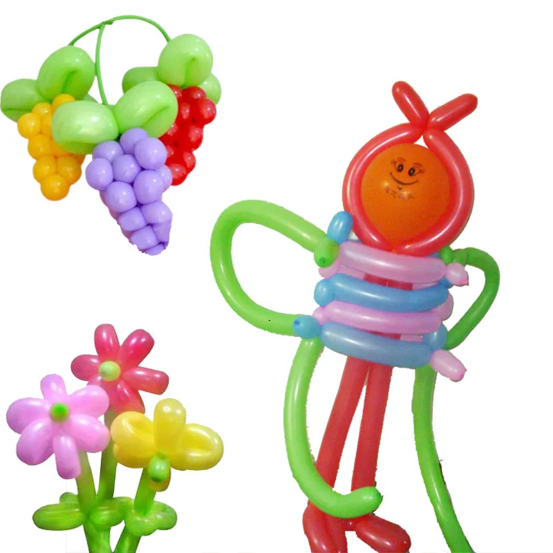 Персиковые волшебные шары с длинными полосками 10 шт. надувные Детские на день