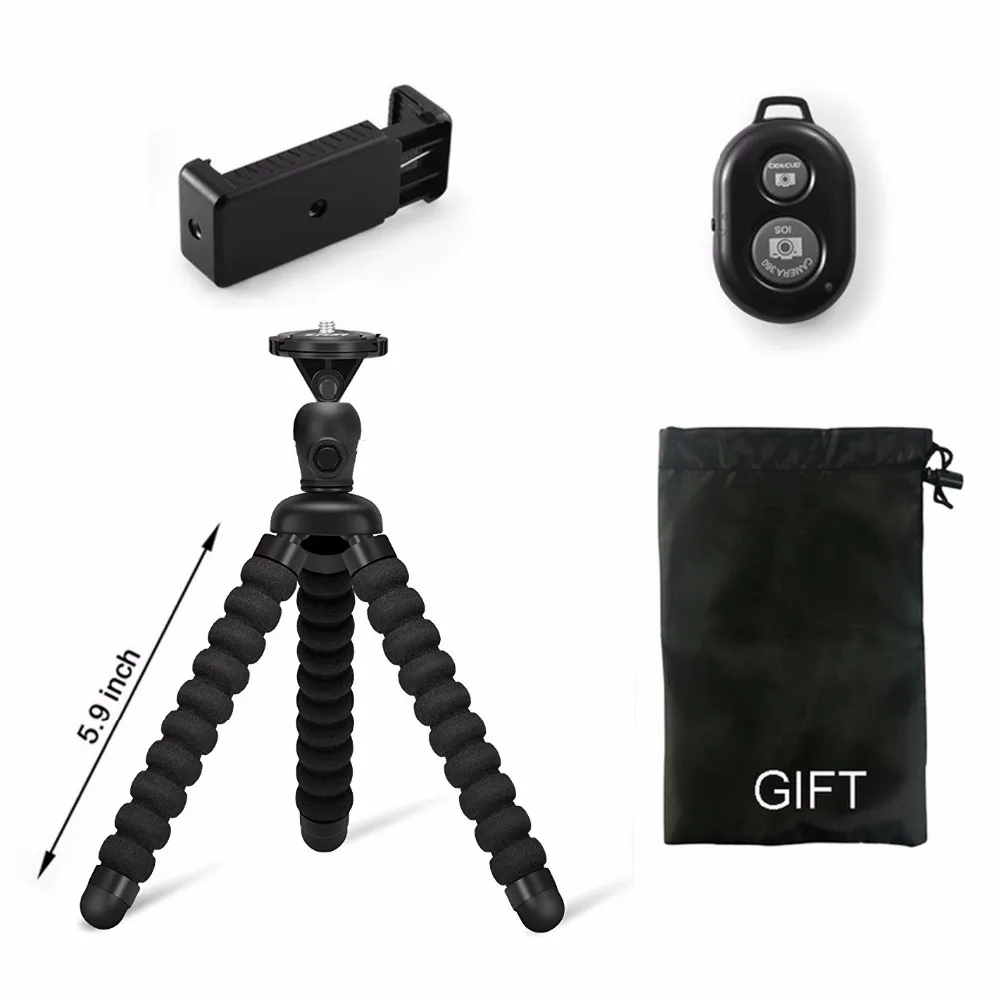Легкий мини-штатив Duszake для телефона Трипод камеры Gorillapod смартфона Гибкий