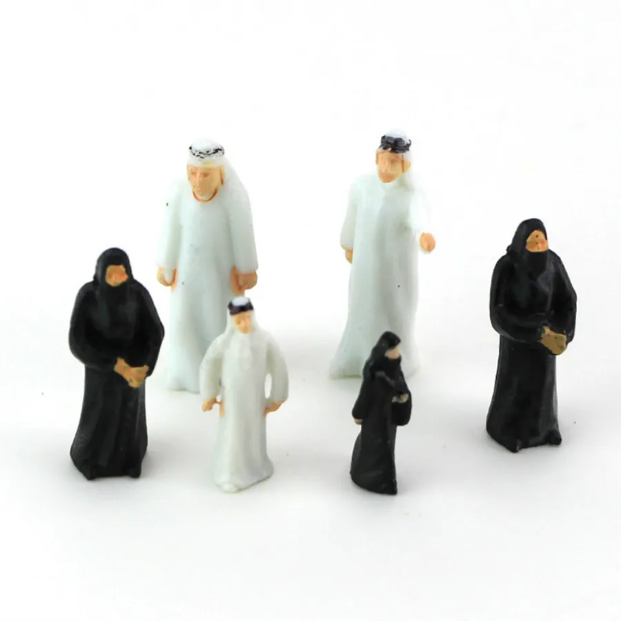 50pc1:50 1:75 1:100 1:150 1:200 scale mini abs arab Figure Architectural sand table material model background character posture |