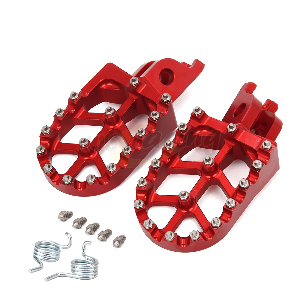 Мотоциклетные Алюминиевые Подножки педали для CR CRF KX KLX 125 150 150R 450 250L 450R 450L 250RX 450X 250F