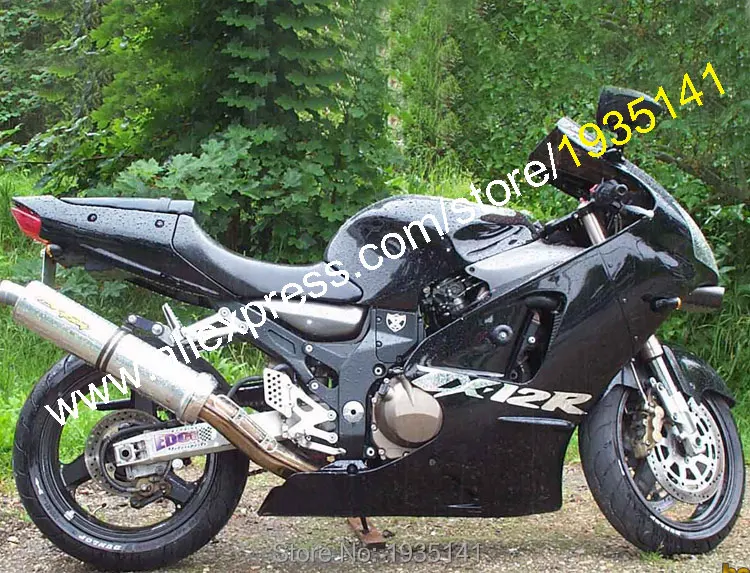 Для Kawasaki Ninja ZX12R 00 01 ZX 12R 2000 2001 черный комплект обтекателей мотоциклов (литьё под
