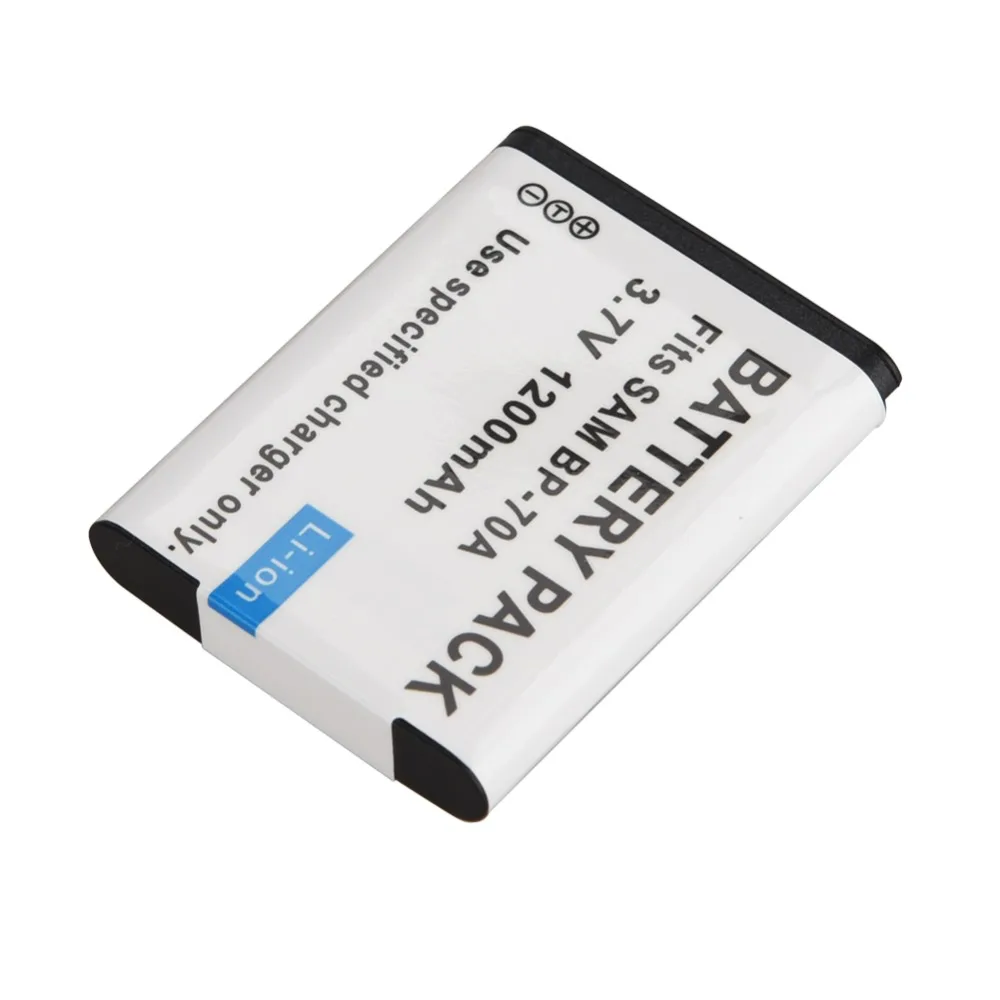 1 шт. аккумулятор для цифровой камеры Samsung AQ100 DV150F ES65 ES67 ES70 ES71 ES73 ES75 ES80 TL105 MV800 1200 мАч
