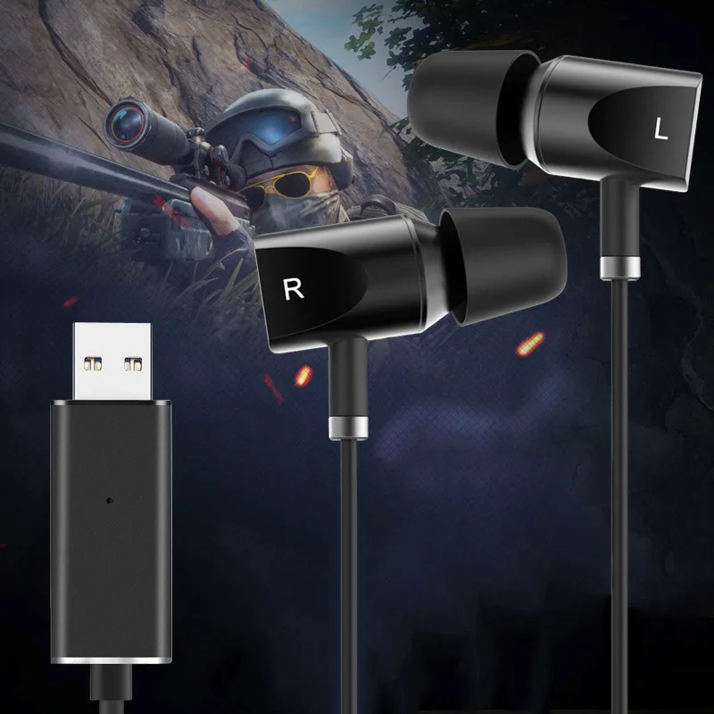 Наушники H6 спортивные USB наушники 7 1 канальный гарнитура общий мобильный