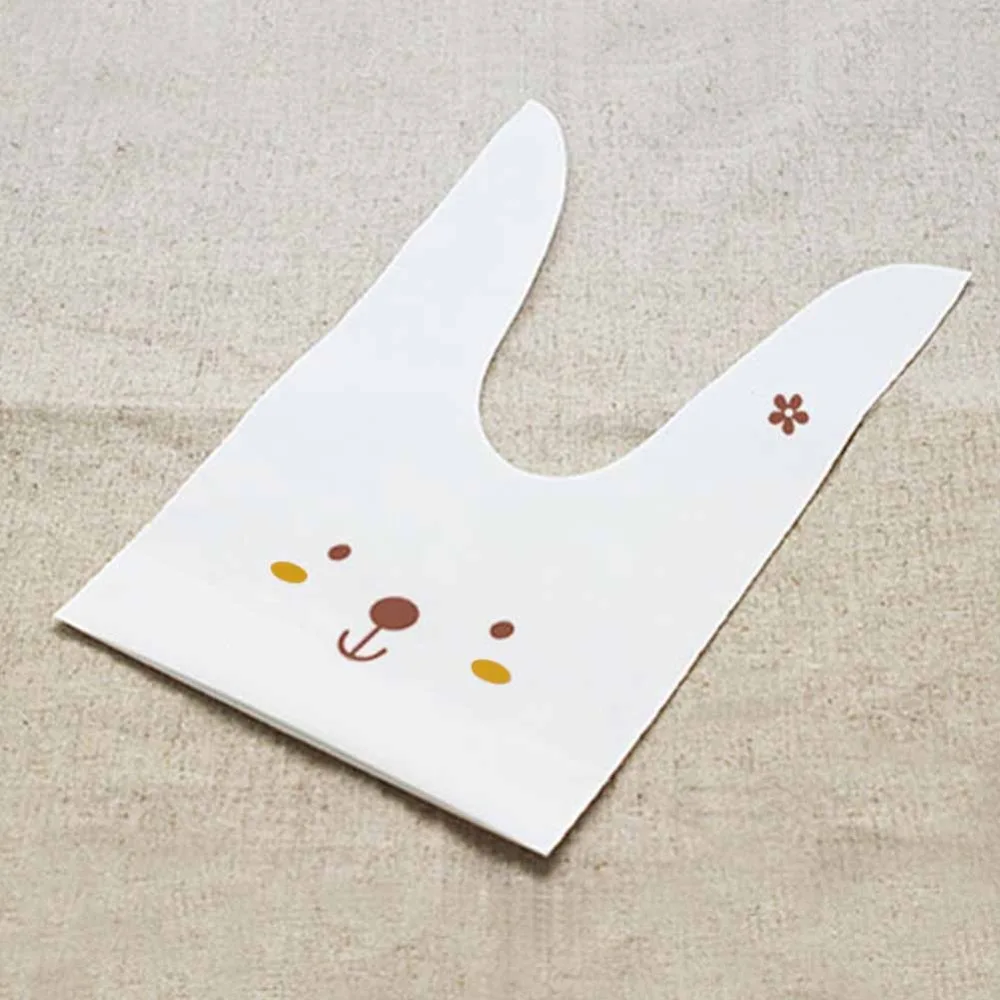 50 шт. каваи кролик пластиковые пакеты элементов дней рождения конфеты сумки ну