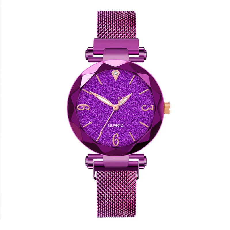 Часы женские модные магнитные кварцевые 2019 | Наручные часы