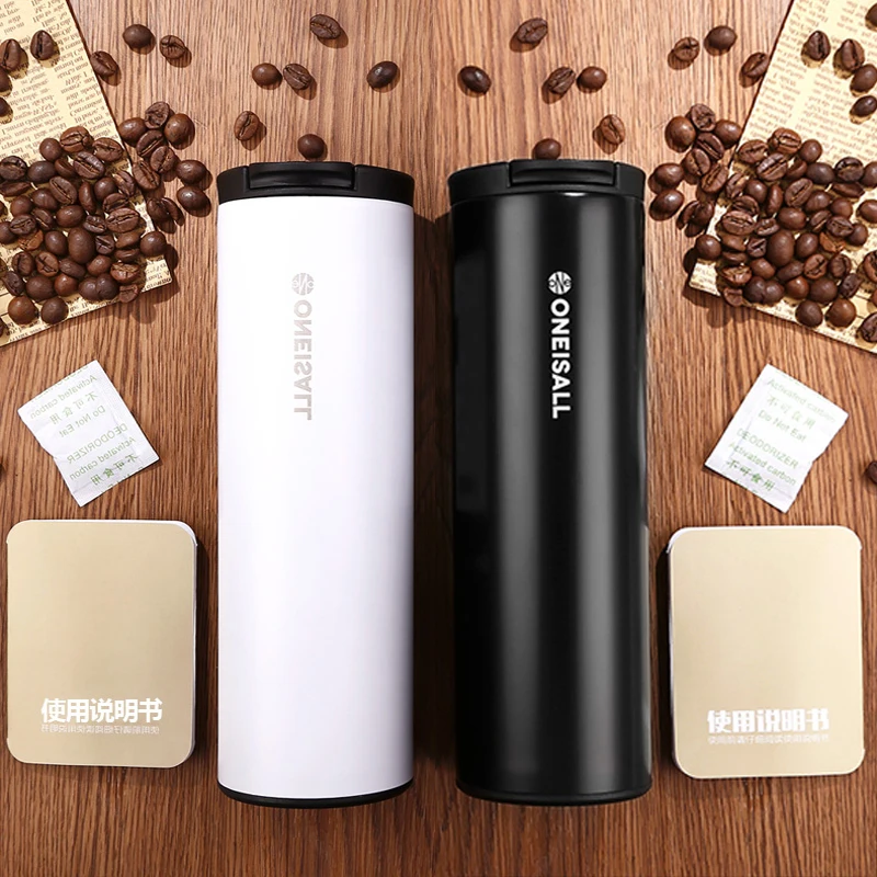OneIsAll 500 мл вакуумная колба для кофе кофейная кружка с крышкой бутылки воды из