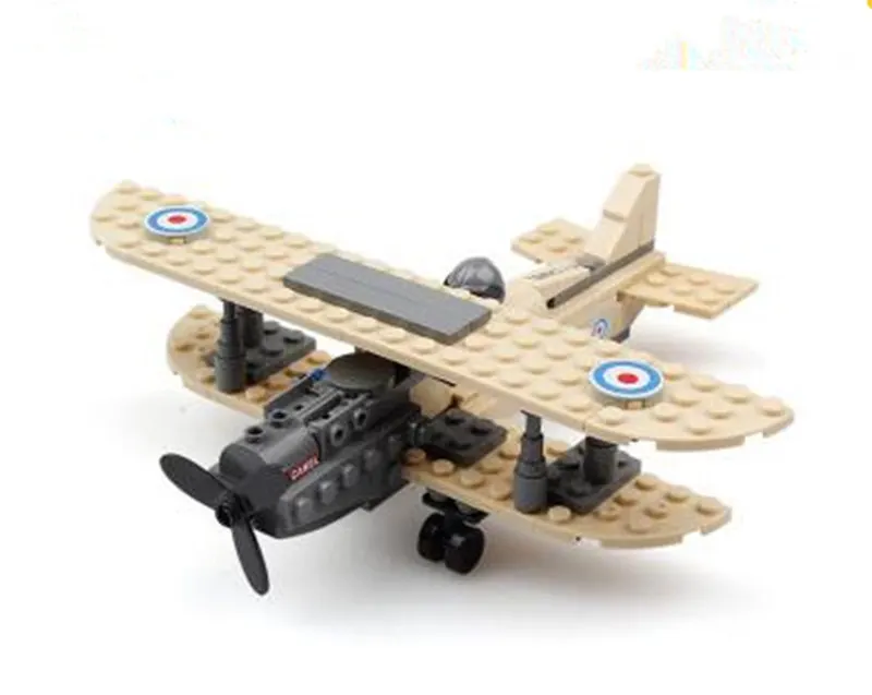 KAZI 82001 техника оружие Самолеты серии верблюд f1 модель истребителя Building Block