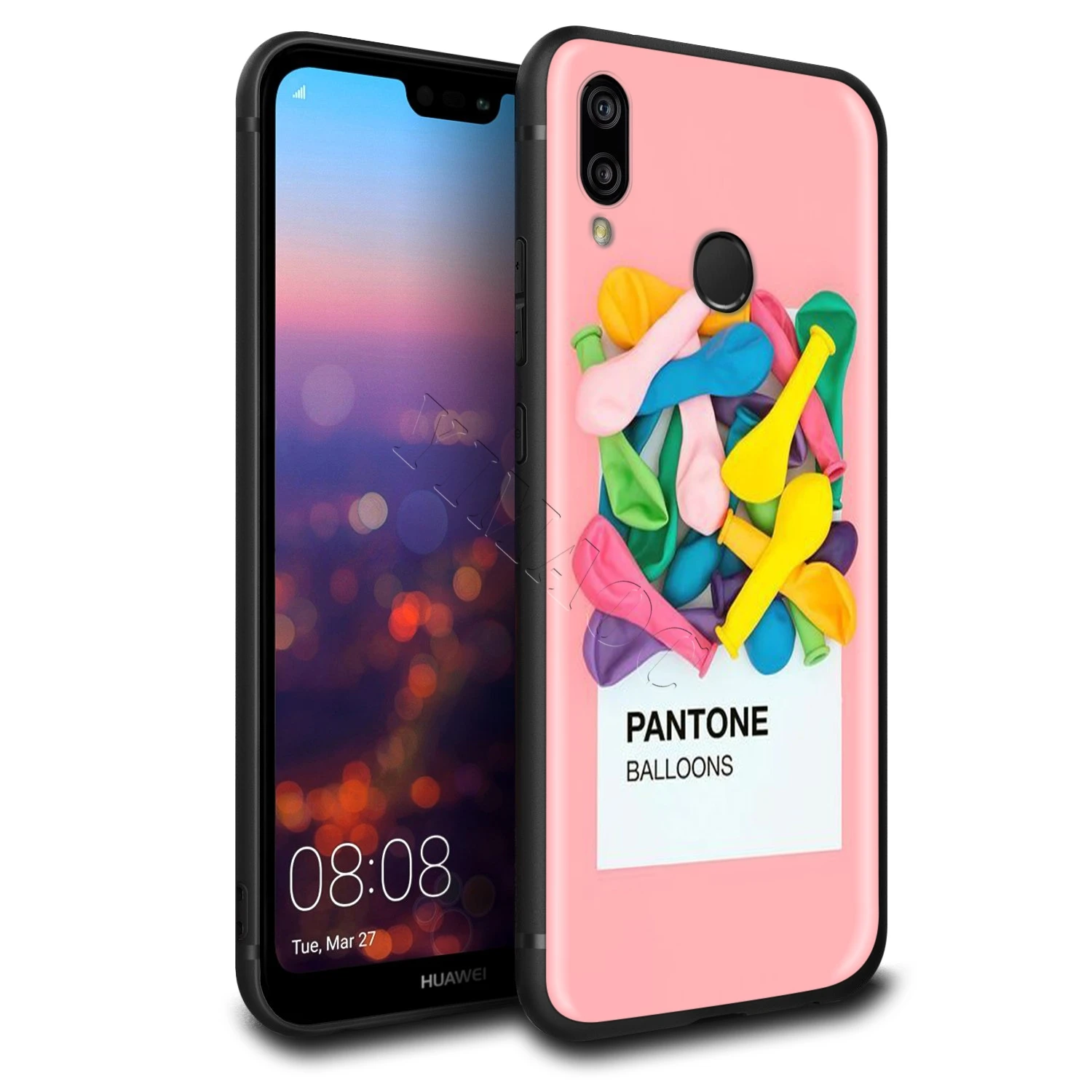 Яркий чехол YIMAOC Pantone с фруктами для Huawei Honor Mate P smart Y7 Y9 8C 30 20 10 8x Nova 3i 3 Lite Pro