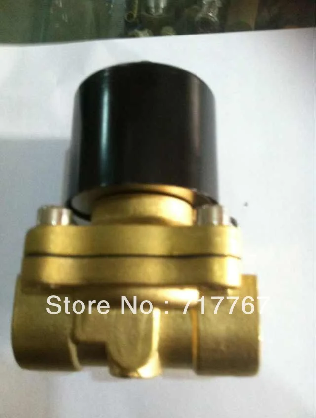 Water Air Pipeline Gas Brass NC 2Way 2 Position Electric Solenoid Valve Vavle 1'ɱ/4'' BSP 12VDC 24VDC 110V 2W350-35 |