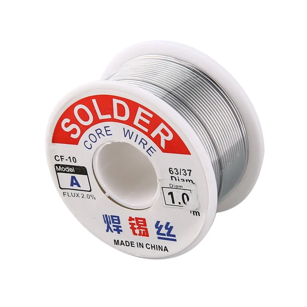 

Silver Solder Wire Welding Soldering Repairing Tool 1.2mm 2% Flux Tin Lead Rosin Roll Core Reel Melt Kit Electric Melting