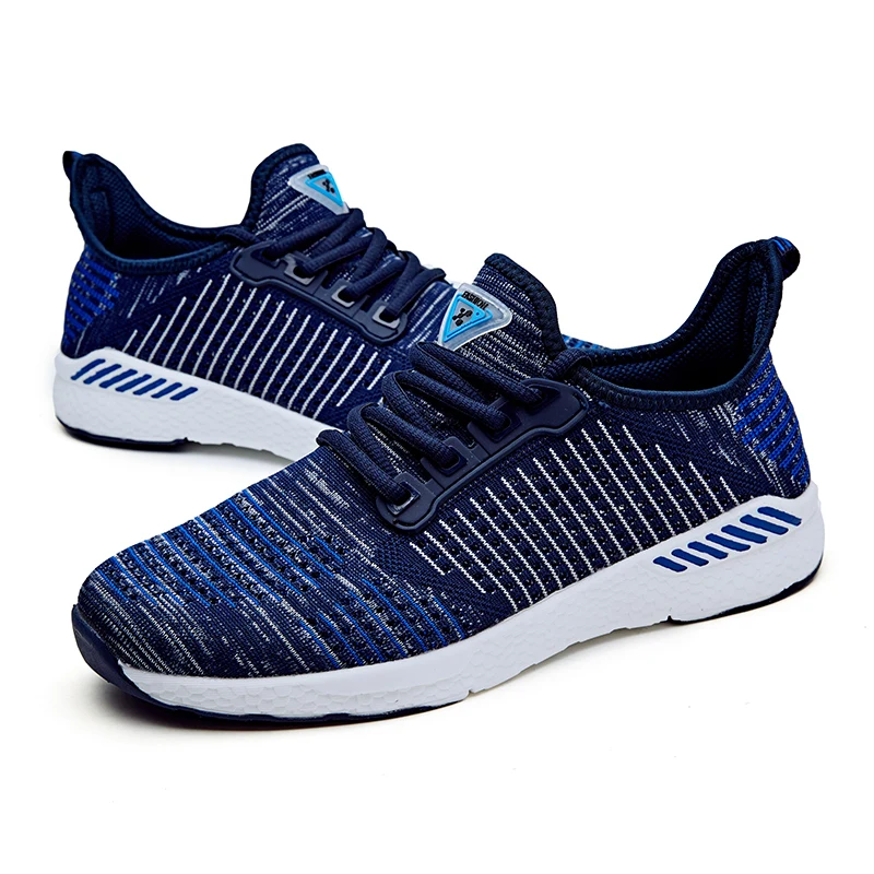 Uminder сетки кроссовки для Для мужчин женщин унисекс Flyknit бег sSummer атлетика обувь