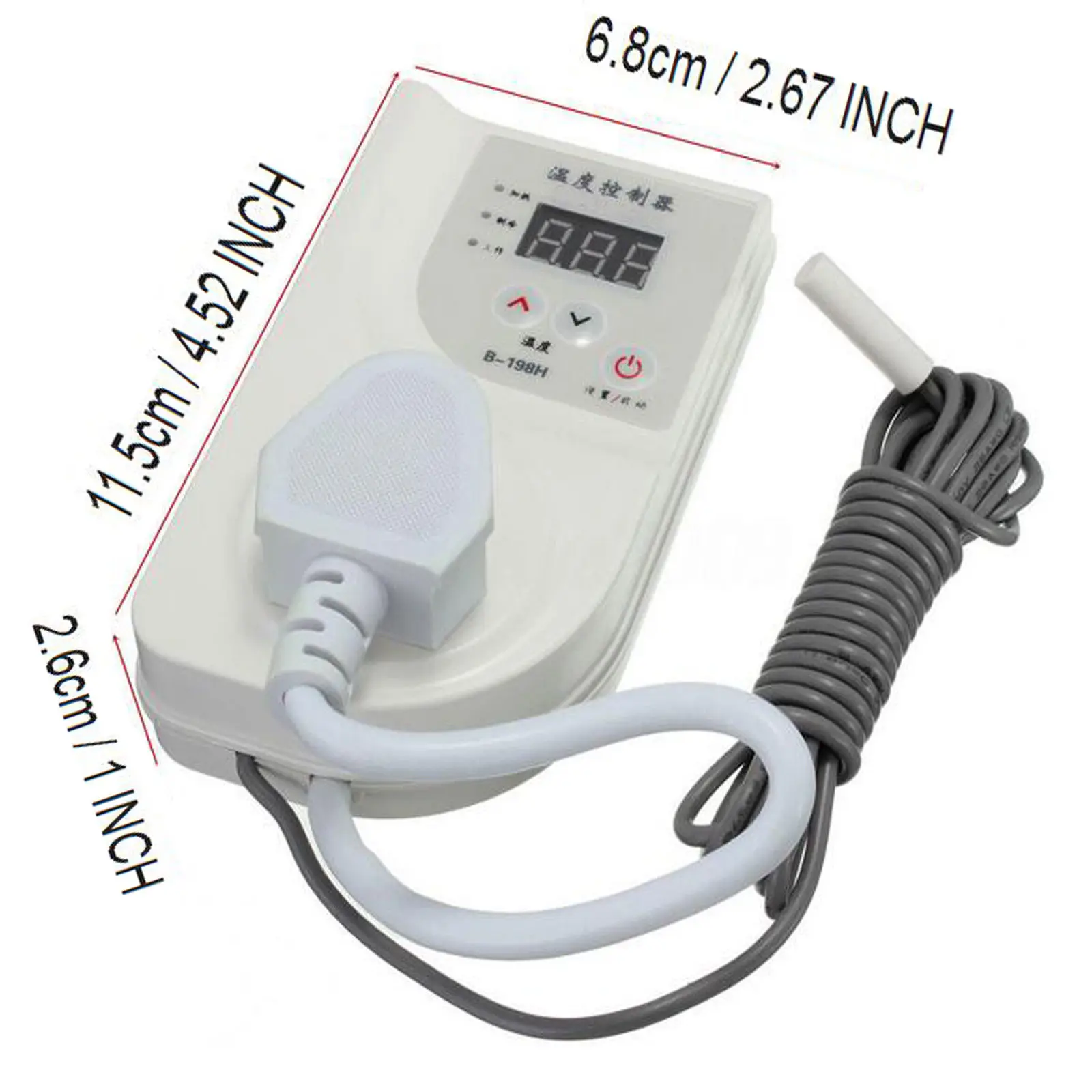LED Reptile Thermostat Aquarium Timer Cooling Heating Temp Controller | Инструменты