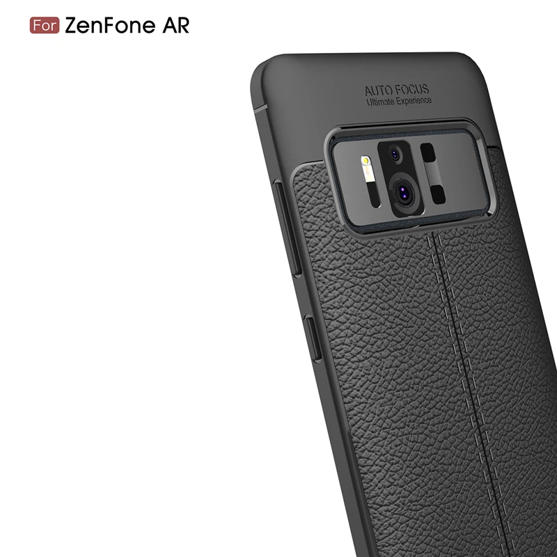 Чехол для Asus Zenfone AR силиконовые Роскошные текстурные чехлы из искусственной кожи