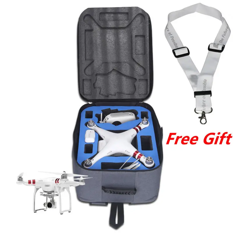 DJI дроны Phantom 3 Advanced RC рюкзак для квадрокоптера PHANTOM 4 чехол Универсальный Водонепроницаемый Чехол для переноски для Phantom 4/PRO+ 2,0 в - Цвет: Phantom 3 Universal