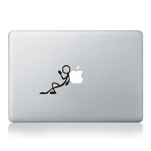 Смешной мультфильм ноутбук частичный стикер для Apple Macbook Pro Air retina 11 12 13 15 ноутбук ПВХ Виниловая наклейка для ноутбука - Цвет: MB black-Part A(6)