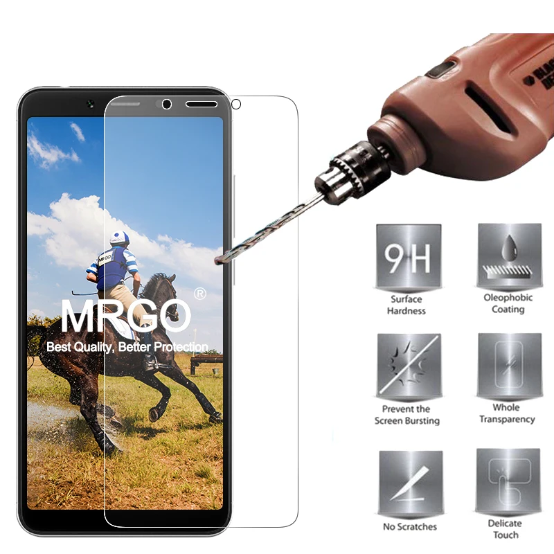 Закаленное стекло для Xiaomi Redmi 6A 6 Pro Защитная пленка 2.5D на телефон Защитное
